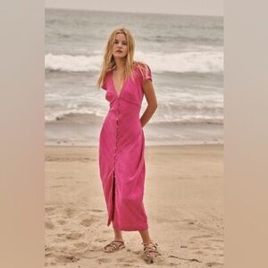 Free People – New In Town Midi Dress - S